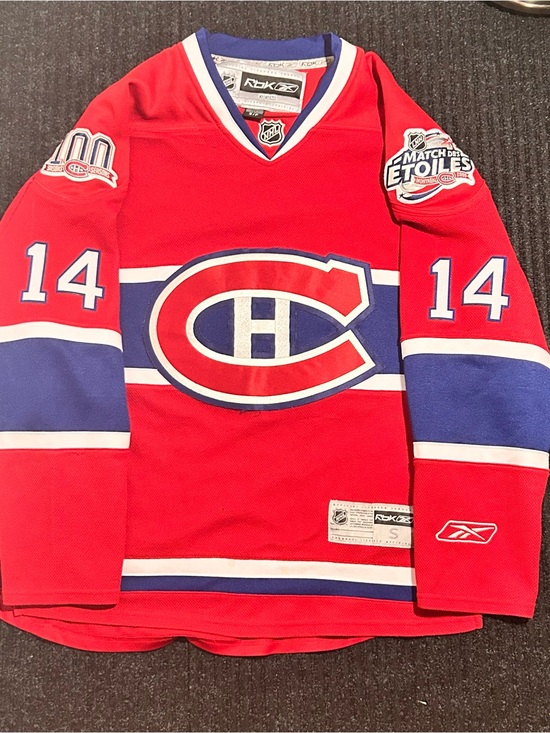 Reebok Other - Reebok Red Montreal Canadiens #14 Hockey Jersey with Blue & White Accents